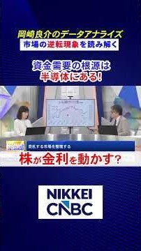 【市場の逆転現象を読み解く 】／株が金利を動かす？混乱する市場を整理する【2026年10月21日放送｜岡崎良介のデータアナライズ】#日経cnbc #shorts