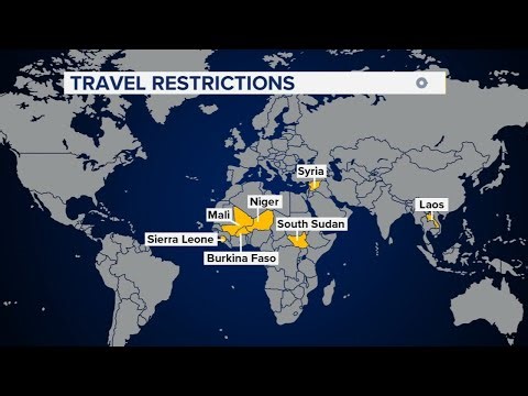 New Trump-ordered travel ban now in effect for 7 countries