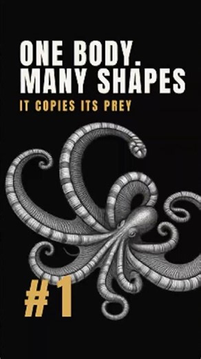 Mimic Octopus — One Body, Fifteen Different Animals? 🐙
