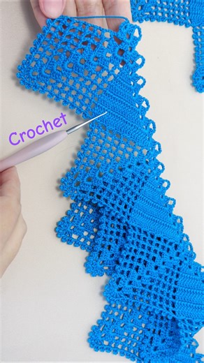 Easy Crochet Lace Border @LitkeTatyana