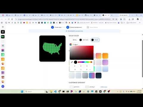 Demo of npx create-app-icon - AI Expo App Icons for iOS and Android