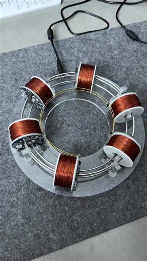 NioToys on Instagram: "Check out this mini - particle accelerator model! It’s a fascinating piece of science - inspired craftsmanship. Just like in a real - life particle accelerator, where multiple coils work in sequence to give particles a boost, this model mimics that concept with its copper - wound coils. The precision and design are truly eye - catching. It’s not just a model; it’s a glimpse into the amazing world of particle physics. Who else is as intrigued by the wonders of science as I 