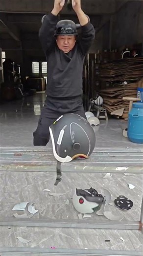 ✅ Indestructible helmet. What do you think?