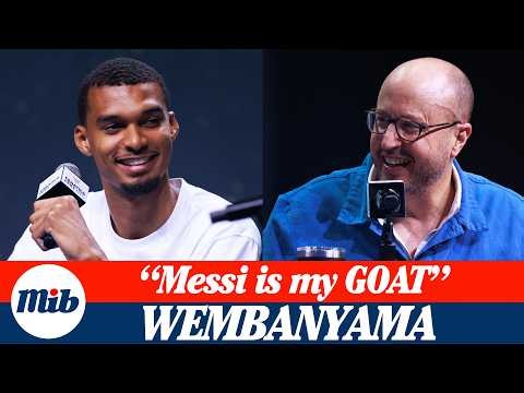 Victor Wembanyama on Mbappé, Messi, and his love for PSG | Men in Blazers