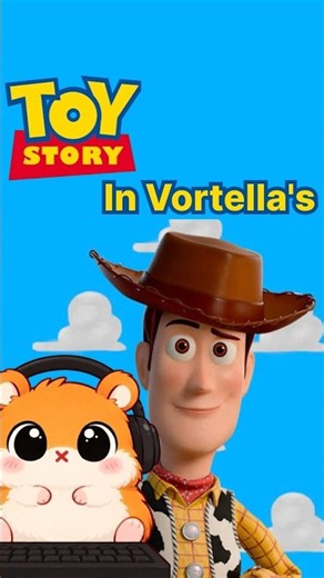 TOY STORY IN VORTELLA'S DRESS UP! 🚀🤠 #shorts #vortellasdressup #toystory #cosplay #pixargame