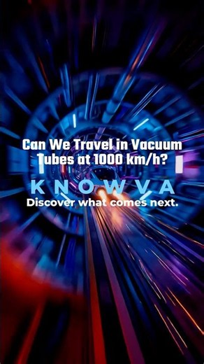 Can We Travel in Vacuum Tubes at 1000 km/h? #hyperloop #transportation #futuretech #science #shorts