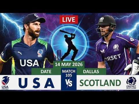 Scotland vs United States Live Score And Commentary | SCO vs USA | ICC CWC League 2