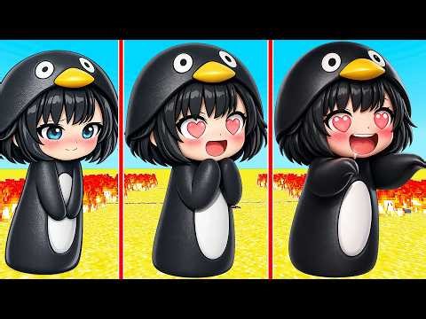Minecraft Sprunki OC: Playful Goo Goo Gaga Penguin Phase 1 to Phase 8