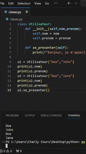 Tu Sais APPELER une METHODE d'un Objet en PYTHON ? #dev #coding #programming