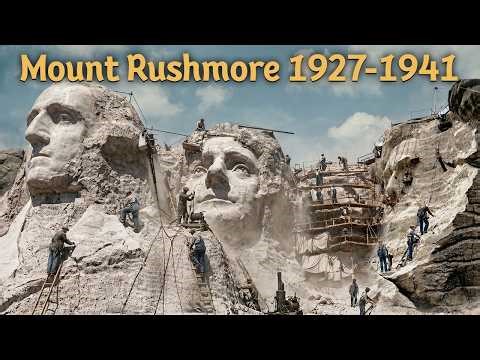 Mount Rushmore Construction - In Color (1927-1941)