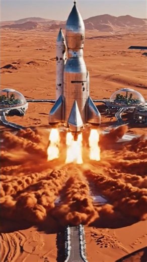 The Future of Humanity: SpaceX Mars Mission! 🚀🇺🇸 #Space #ElonMusk