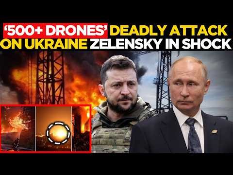 Russia-Ukraine War LIVE: Russia Fires 500+ Drones & Missiles at Ukraine in Single Night | World News