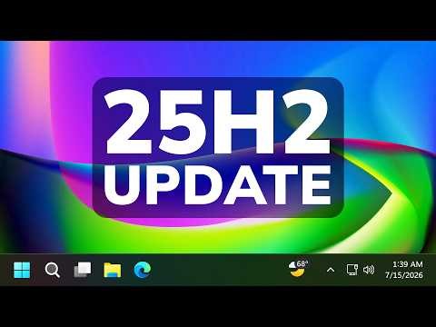 New Windows 11 25H2 July 2026 Update – Better Performance and Features in Main Release (KB5101650)