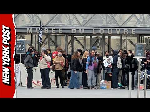 Protesters Block Louvre Museum, Forcing Shut Down Amid Violent French Protests