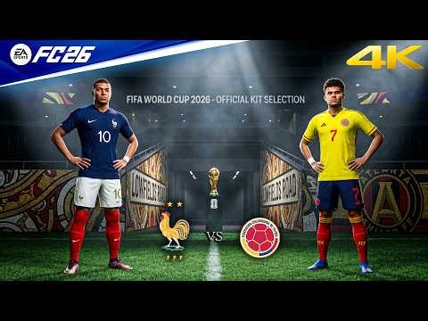 FIFA 26 - France vs. Colombia - FIFA World Cup 2026 Full Match | PC™ Gameplay [4K60]