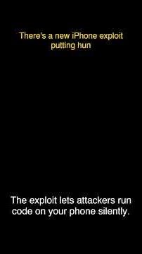 iPhone Exploit Hacking Millions Right Now 😱