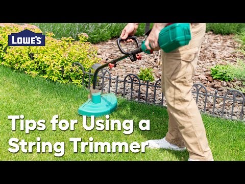 Tips for Using a String Trimmer: Video Guide