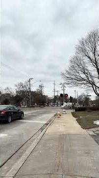 Train going slow at West Chicago