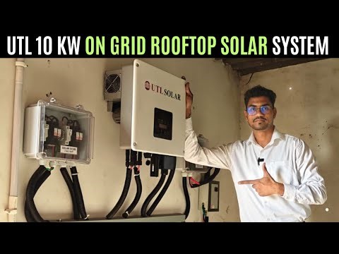 UTL 10kW On-Grid Rooftop Solar System | Best On-Grid Solar System with Price, Subsidy, Generation