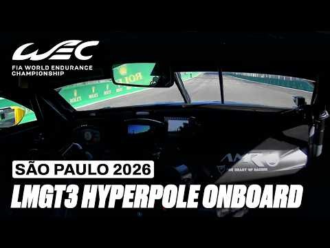 Onboard Lap Kobe Pauwels Aston Martin LMGT3 | Rolex 6 Hours of São Paulo 2026 | FIA WEC