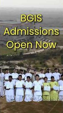 BGIS Admissions Open Now | ISKCON’s Residential & Day Boarding School #shorts