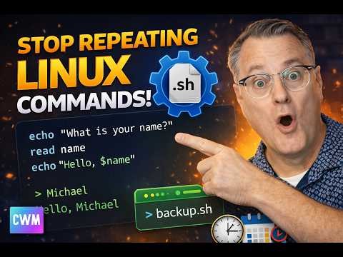 Linux Shell Scripting for Beginners | Write Your First Bash Script + Automation with Cron