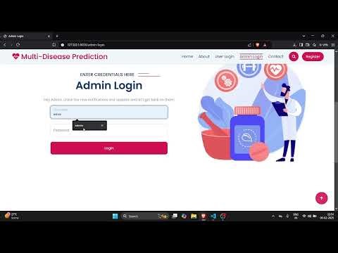 mHealthBot - Multi-Disease Prediction Chatbot using Natural Language Processing & Machine Learning