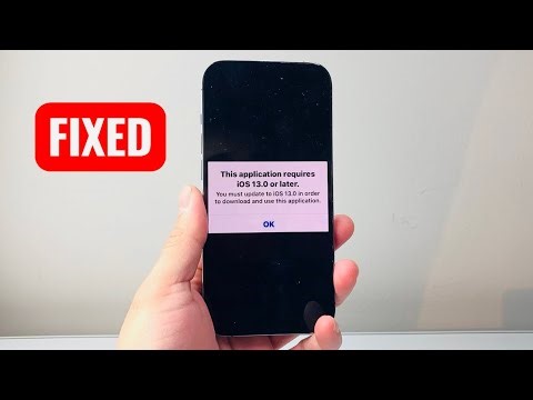 How To Fix This Application Requires iOS 13.0 Or Later