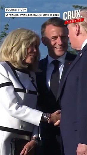 The Long Hello! Trump’s Prolonged Handshake With Brigitte Macron At G7