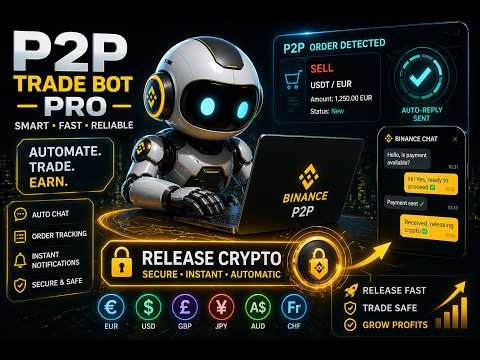 🚀 Binance P2P Bot — Full Automation for Faster Deals