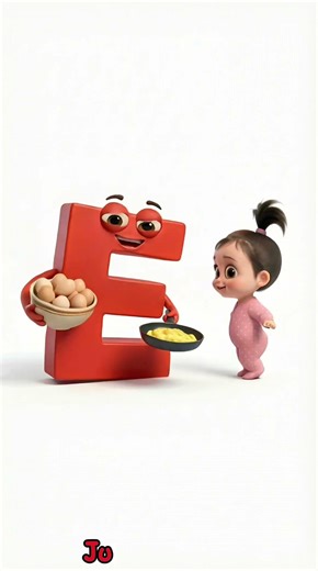 Learn Letter E with Egg 🥚 | ABC Alphabet Song for Kids |Toddler Learning #lilichannel #nurseryrhymes