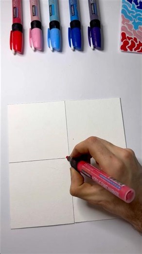 🫟 Easy Doodle Art That Looks Different Every Time You Rotate It! 🔄✨