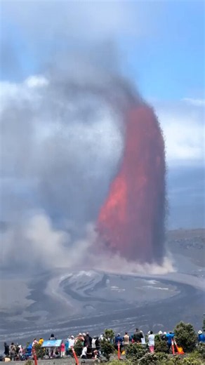 Kilauea’s towering lava fountain reveals the immense geological power inside our planet.