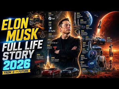 Elon Musk Sir Full Life Story: Childhood to 2026 Multiplanetary Vision | Agent Trivi Elon Vision\r\r