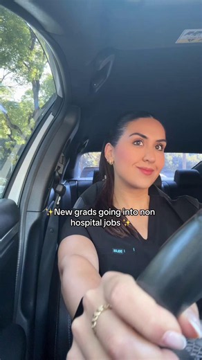 New grads, you don't HAVE to work in a hospital after graduation! 🩺✨ There are SO many non-hospital nursing jobs and career paths to explore! From schools and clinics to telehealth, home health, and more, nursing opportunities go far beyond the hospital setting. #nursing #nurse #newgrad