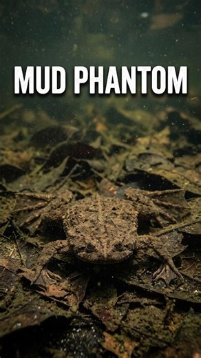 Mud Phantom: The Surinam Toad's Invisible Ambush 🐸🍂 #surinamtoad #wildlife #documentary #camouflage