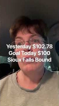 🚗 Road Trip Day 2! Yesterday’s Spark Earnings + Today’s $100 Goal | Rapid City to Sioux Falls 🥳