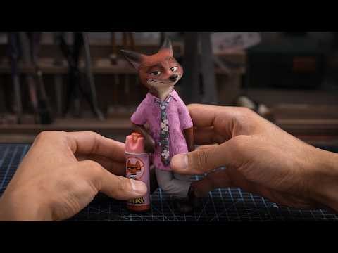 Making Nick Wilde with a 3D Pen