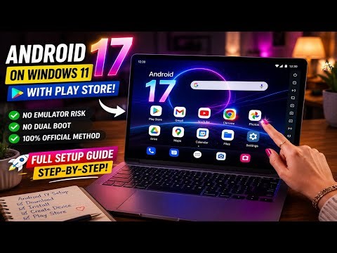 Run Android 17 on Windows 11 with Play Store | No Emulator, No Dual Boot!
