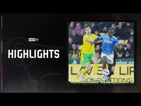 HIGHLIGHTS | Norwich City vs Derby County