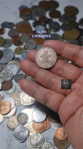 COIN COLLECTING: UK 1971 2 NEW PENCE #money #treasuresearch #coincollecting #coinhoard #pcgs #coin