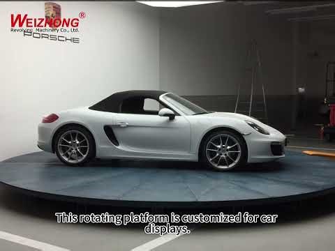360platform revolving rotating car turntable for display photograph auto show and residential garage
