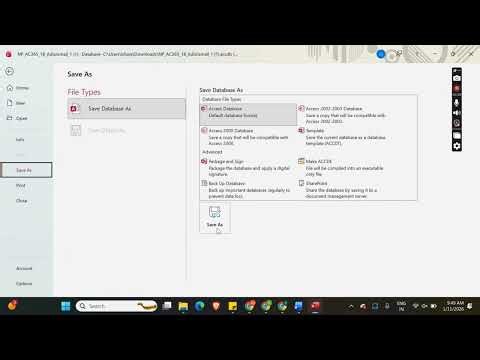 New Perspectives Access 365 | Module 1: SAM Project B Reliable Delivery
