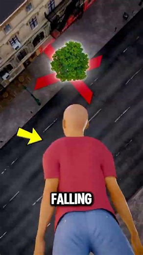 Trick to Survive Falling from a Building 😲🤔