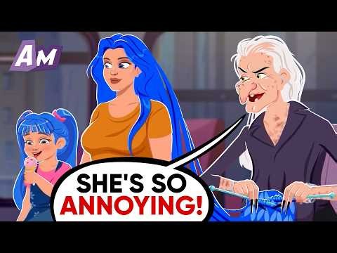 An old hag threw a young mother off the bus