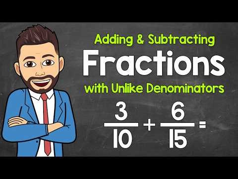How to Add & Subtract Fractions with Unlike Denominators | Full Lesson + Practice