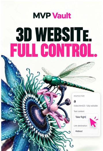 Edit a 3D Website: Swap Models & Change Text with a Visual CMS