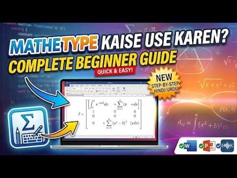 How to Use MathType Software – Step‑by‑Step Tutorial for Students