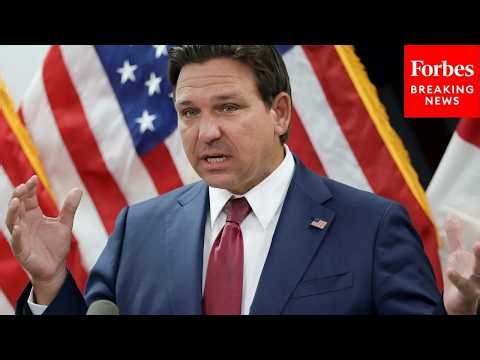 Gov. Ron DeSantis Celebrates Early Groundbreaking Of I-95/US-1 Interchange In Ormond Beach, Florida
