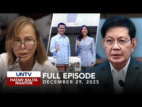 UNTV: Hataw Balita Ngayon | December 29, 2025